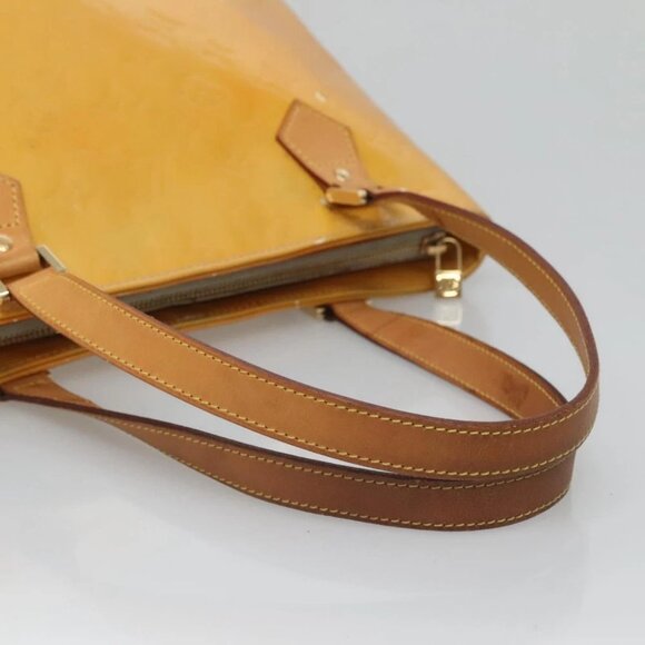 LOUIS VUITTON Monogram Vernis Houston Hand Bag Gris - Picture 8 of 16